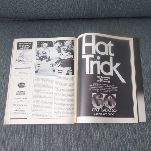 Official magazine of the Montreal Canadiens 1980 w/ Canadiens Pittsburgh Program - Picture 15 of 16